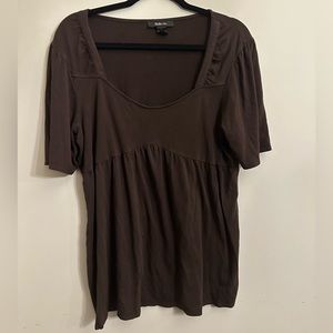 Women’s XL Style & Co brown top